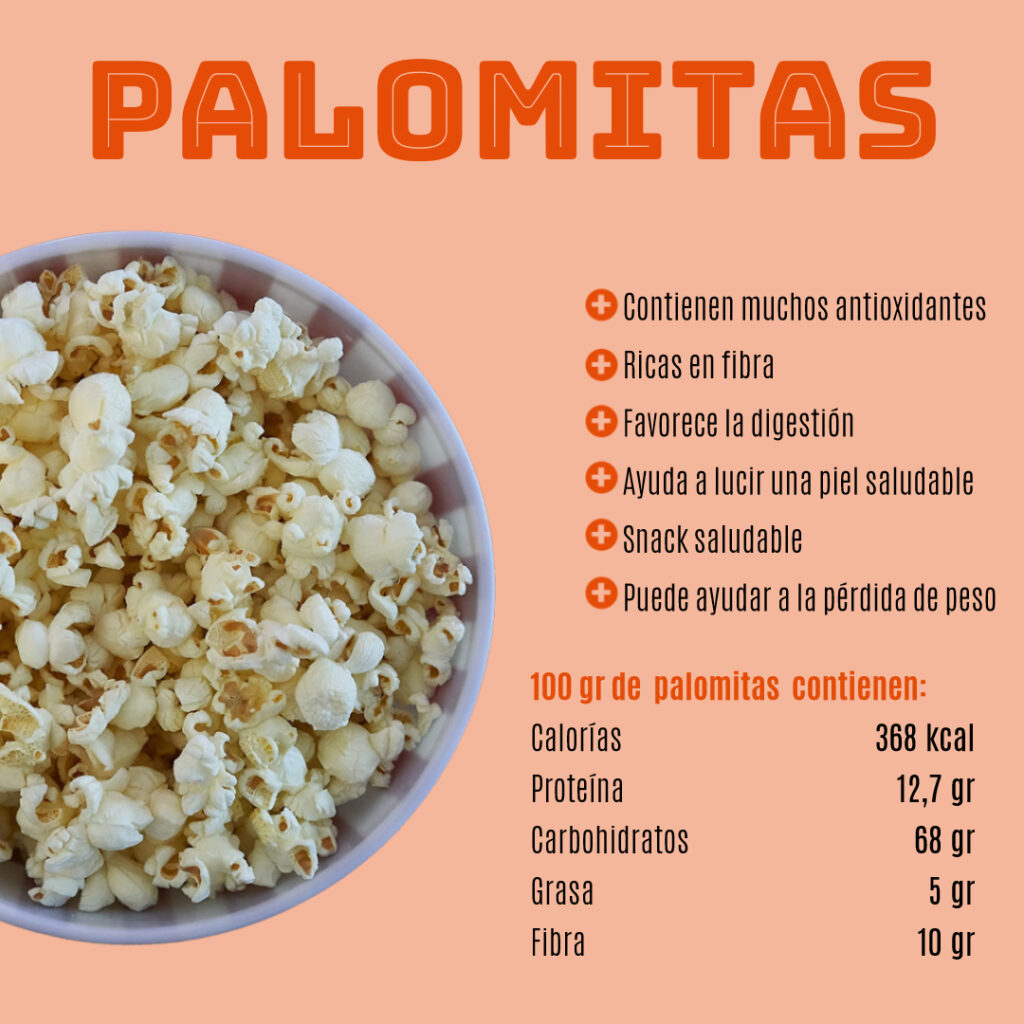 Alimentos para perder peso: Palomitas