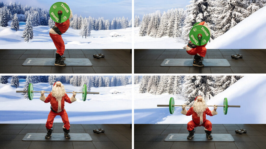 Sentadillas de Navidad