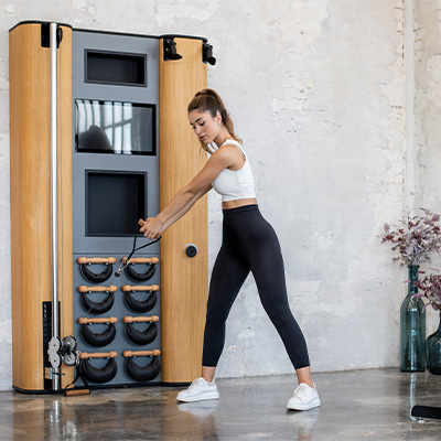 Estación de poleas de lujo